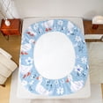 thumbnail image 2 of jejeloiu Kawaii Duck Twin Sheet Sets,Cartoon Flowers Bedding For Girls Boys 3pcs, 2 of 7