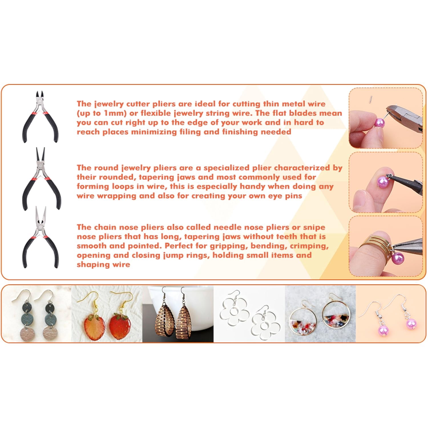 Jinerra Jewelry Making Supplies Kit with Tools, Wires, Findings for Jewelry Repair and Beading