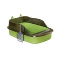 thumbnail image 2 of Caja de arena para gatos jinwen portátil antisalpicaduras verde, 2 of 8
