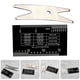 thumbnail image 2 of 1 juego de regla de acción de cuerdas para instrumentos de cuerda y kit de herramientas de ajuste Kit de regla de cuerdas para violín, 2 of 7