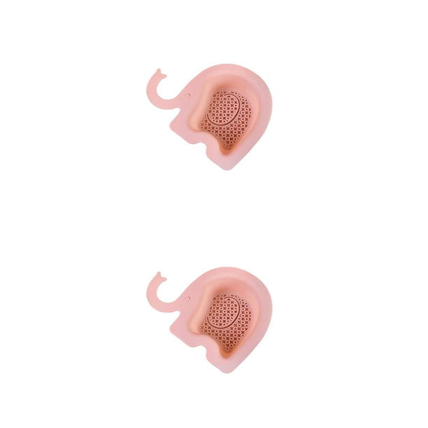 Bearachild Cesta de drenaje para fregadero, escurridor colgante para cocina, escurridor de secado de frutas de plástico, organizador de colador Rosado 2Conjunto