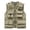 ☃055-Khaki, variant on Men's & Youth Outdoor Fishing Vest Safari Photography Work Outerwear Vests Family Matching Travel Plus Size
