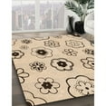 thumbnail image 2 of Ahgly Company Indoor Round Patterned Copper Brown Area Rugs, 6' Round, 2 of 6