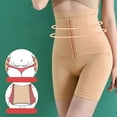 thumbnail image 6 of TFEOQRY Shapewear Panties for Women Solid Color High Waist Abdomen Closing Open Hip Lifting Sling Underwearbody Shaping Clothes Beige, 6 of 9
