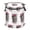Mustache Cats, variant on Pop-Up Collapsible Laundry Hamper With Zippered Lid Dual Handles 50L Purple