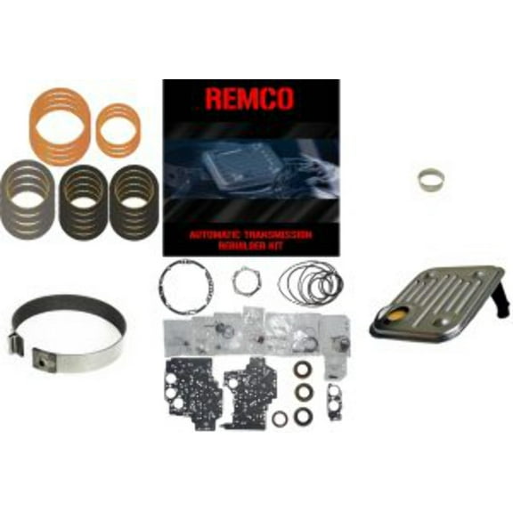4L80E(97-UP) TRANSMISSION REBUILT KIT WITH OVERHAULT KIT CLUTCHES FRONT BAND PUMP BUSHING AND FILTER