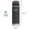 thumbnail image 2 of THERMOS ICON Series 24 Ounce Stainless Steel Water Bottle with Spout, Graphite, 2 of 3