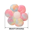 thumbnail image 3 of Flower Shape Furry Plush Home Decor Lying Pillow Baby Feeding Back Colorful Soft, 3 of 5