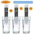 2pc TDS Meter Digital Tester Water Quality Testing Kits Drinking Water ...