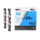 thumbnail image 1 of Cadena de bicicleta de montaña MTB de 8, 9, 10 y 11 velocidades, ultraligera, 116 L, 1/2" x 73 mm 8S tipo Z, 1 of 9