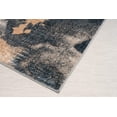 thumbnail image 2 of La Dole Rugs Transitional Abstract Minimalistic Contemporary Area Rug - Premium Durable Carpet for Living Room, Bedroom, and Office - Silver, and Beige, 6x9 (6'7" x 9'2", 200cm x 280cm), 2 of 8