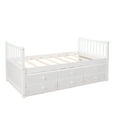 thumbnail image 5 of [US IN STOCK] Daybed with Trundle and Drawers, Twin Size, White(Old SKU: LP000041KAA,LP000041AAK), 5 of 9