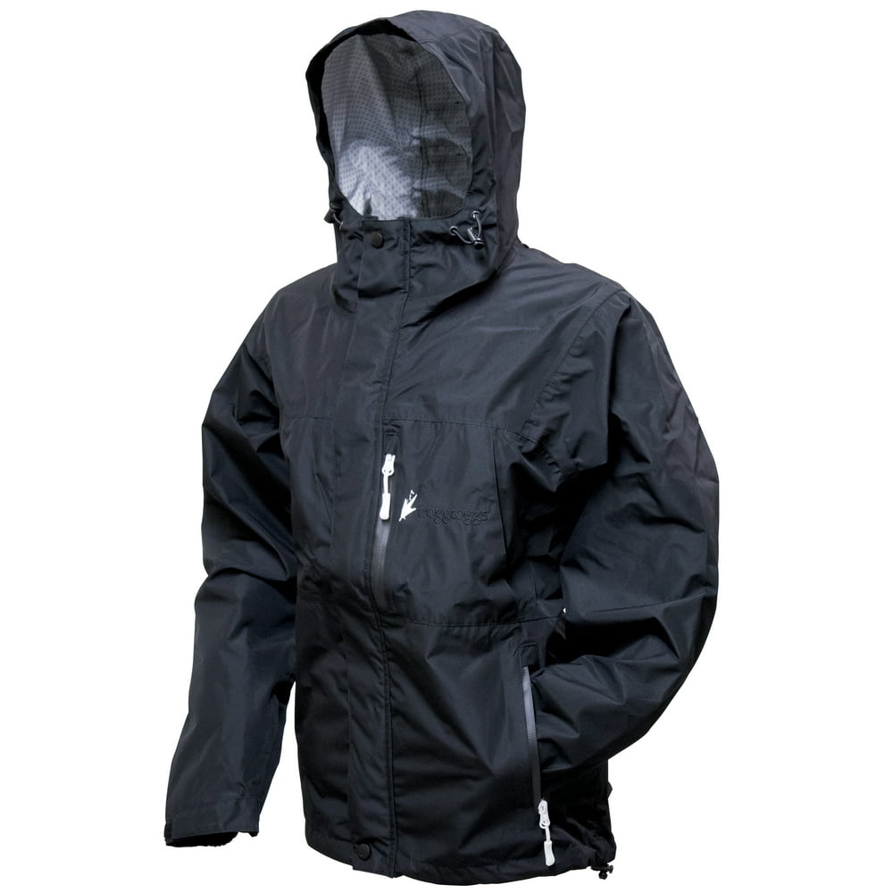 Frogg Toggs Women's Java 2.5 Waterproof Rain Jacket Size Small, Black