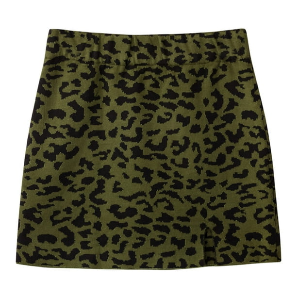 Jupe courte leopard zara sale