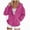 R138-Hot Pink, variant on NOLDARES Womens Zip Up Hoodies Oversized Sweatshirt Fall Fashion Outfits Casual Hooded Jackets(Light Purple,M)