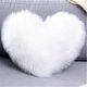 thumbnail image 1 of Nvzi Funda de almohada con forma de corazón, funda de cojín de felpa larga, funda de almohada decorativa suave y cómoda, 1 of 4