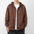 thumbnail image 2 of Men's and Large Men's Fleece Full Zip Hooded Jacket, 3xl, 2 of 4