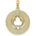 thumbnail image 3 of 14K Yellow Gold SANIBEL w/Dolphins Circle Charm - 25.9mm, 3 of 5