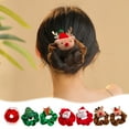 thumbnail image 1 of Chouchous de Cheveux de Noël Festifs - Élastiques Père Noël Rouges et Blancs pour Tenues et Cadeaux de Vacances, 1 of 6