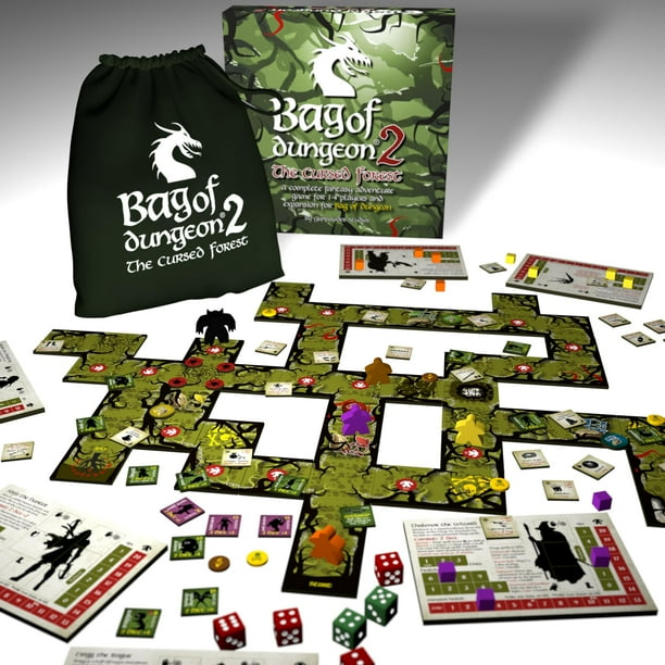 Juego de mesa Bag of Dungeon 2 The Cursed Forest Expansion