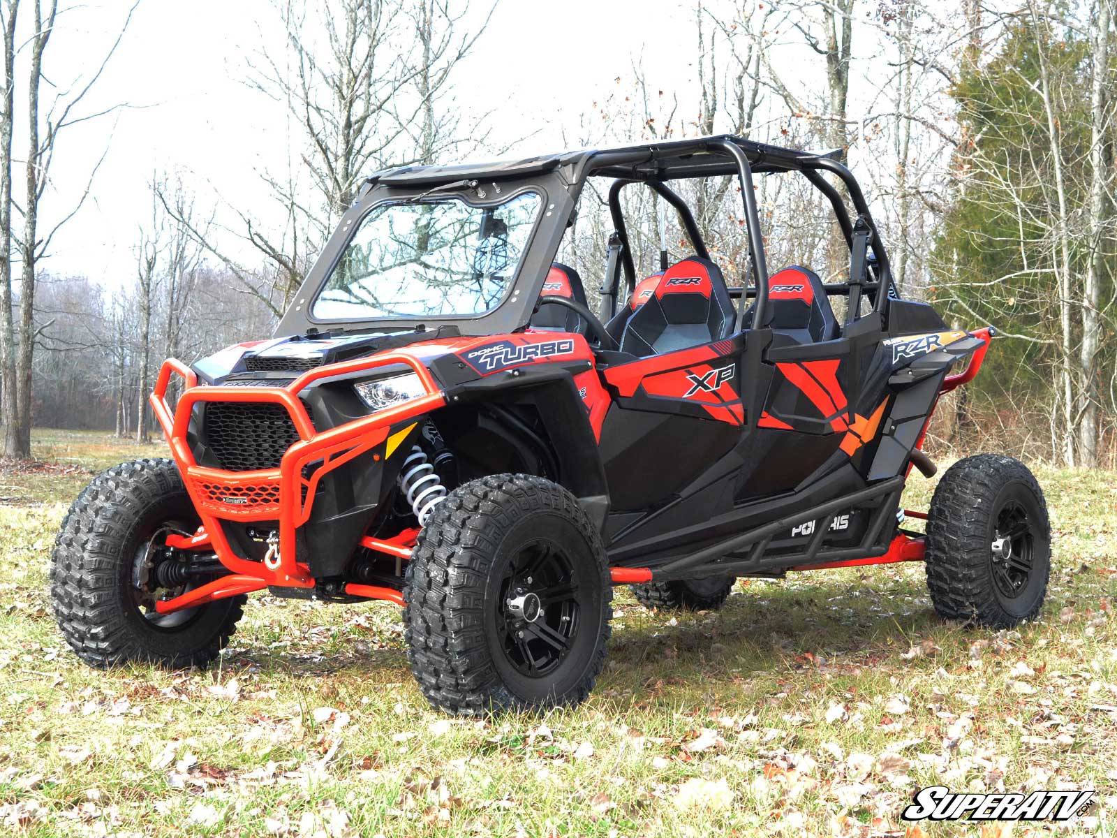 SuperATV Heavy-Duty Rock Sliding Nerf Bars for 2014+ Polaris RZR XP 1000 Made with 1.5” Diameter Steel Tubing Wrinkle Black Protects Against Trees and Rocks on Tight Routes! SuperATV Heavy-Duty Rock Sliding Nerf Bars for 2014+ Polaris RZR XP 1000 Made with 1.5” Diameter Steel Tubing Wrinkle Black Protects Against Trees and Rocks on Tight Routes!