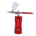 thumbnail image 4 of Pistola pulverizadora de inyección de tinta compacta Artistic Precision Tools, miniatura roja, 0,3 mm, 20 CC, con bomba integrada y kit de limpieza de aerógrafo, 4 of 8