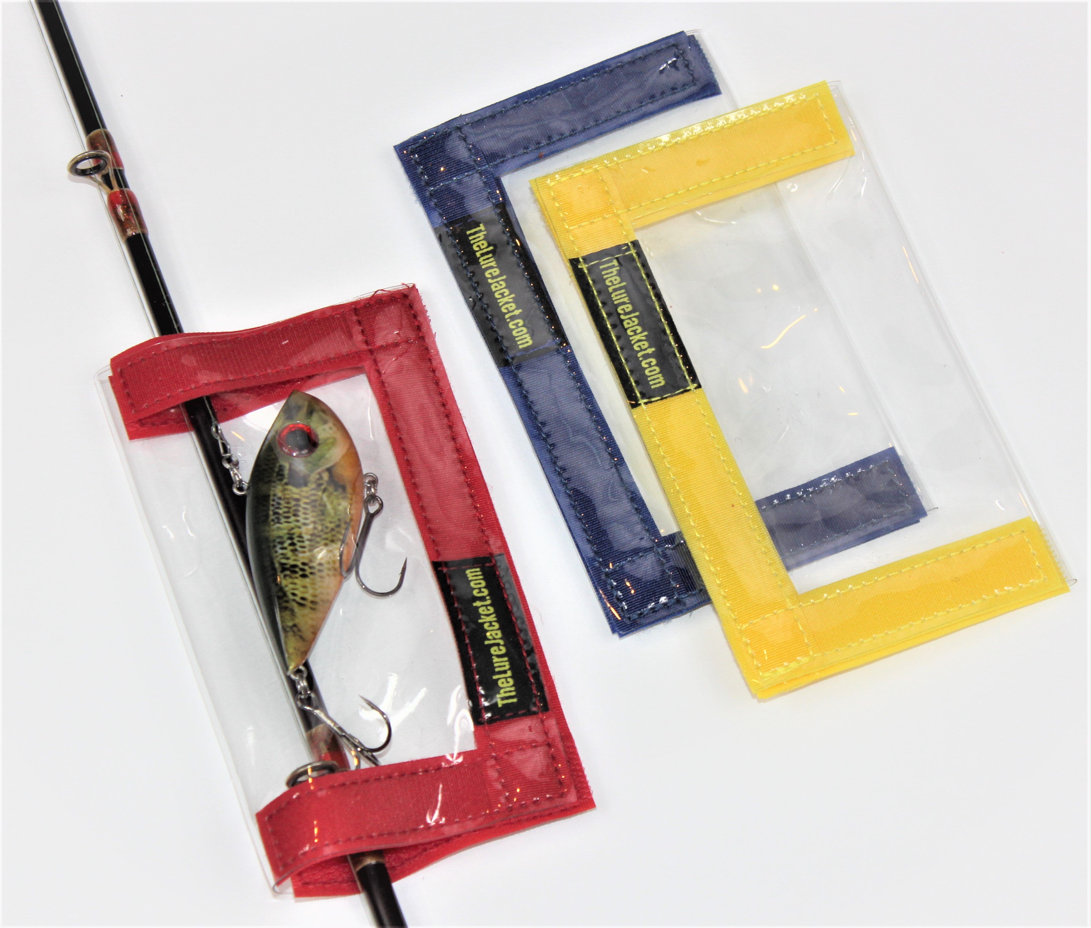 The Lure Jacket Junior 6W x 7L (3)-Pack; Fishing Lure Wrap, Lure