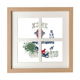 thumbnail image 1 of Ilustración de esquí Winter Sport City Pantalla de escritorio de pared de marco 4 aperturas, 1 of 4