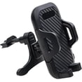 thumbnail image 1 of Car Phone Mount, Universal Windshield/Dashboard Holder with 360° Rotation, Lightweight & Stable Design for 50-100mm Smartphones, ABS+PP+PVC Material, Black - Ideal for Navigation, Music Control &, 1 of 7
