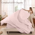 thumbnail image 3 of Bare Home Organic Percale Sheet Set - 100% Organic Cotton - Twin, Dusty Pink, 3 of 10