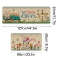 thumbnail image 3 of DPTALR Easter Carpet Rabbit Kitchen Carpet Entrance Door Mat Festival Decoration Carpet, 3 of 9