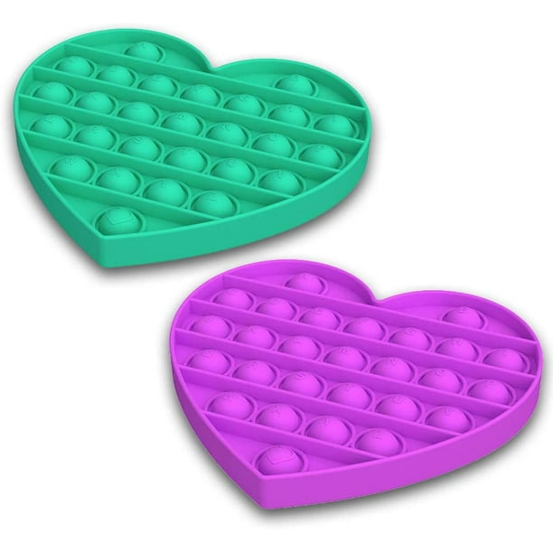 Push Pop Bubble Sensory Fidget Toy, Autism Special Needs Stress Reliever, Actualizado Silicone Stress Reliever Toy, Squeeze Sensory Toy o Niños Adultos Restaurar Emociones Anti-Ansiedad Herramientas Xemadio WMZL-848-1