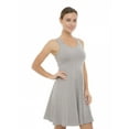 thumbnail image 2 of Women's Sleeveless Racerback A Line Summer Dress, M, Taupe Grey, by Ambesonne, 2 of 3