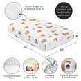 thumbnail image 4 of Sweet Jojo Designs Boho Highland Cow Boy, Girl, Unisex/Gender Neutral Fitted Crib Sheet, 4 of 6