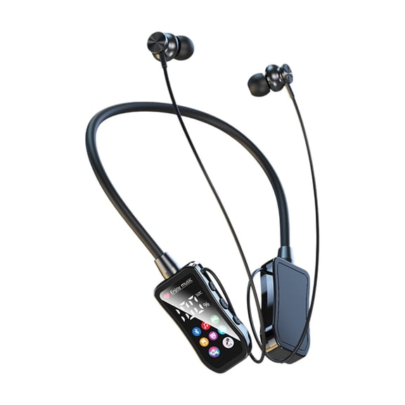 Neck-Mounted Bluetooth 5.4 Wireless Earphones,Sports Game Noise Reduction Earphones,LED Screen Long Battery Earphones,HiFi Graphene Diaphragm Earphones,Ear Feedback Monitoring,EQ Sound Earphones