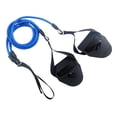 thumbnail image 1 of Bandas de resistencia para brazos de natación, equipo de natación estilo libre con palas, cuerda de tracción elástica, bandas de ejercicio de pilates Azul 40 libras, 1 of 8
