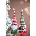 thumbnail image 5 of Home Decor Accessories S/2 8.7x5.5x29.5"H Fabric Standing Holiday Gnomes,W/Knit Hats,Household Decor Items, 5 of 7