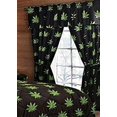 thumbnail image 2 of 10 PCS POT MARIJUANA LEAF WEED Comforter, Sheet and Curtain SET--King Size, 2 of 2