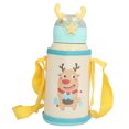 thumbnail image 3 of Frasco de vacío con pantalla de temperatura, botella aislada de acero inoxidable para niños de 500 ml con pajita, botella aislada de acero inoxidable de primera calidad, 3 of 8