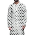 thumbnail image 2 of Atasi Kurta Pyjama Imprimé pour Hommes Style Asymétrique Vêtements d'Été Décontractés, 2 of 2