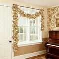 thumbnail image 3 of 2PCS 69'' Autumn Pumpkin Maples Leaf Garland - Thanksgiving Halloween Mantle Fireplace Farmhouse Harvest Decorations for Home Outdoor Indoor Porch, 3 of 6