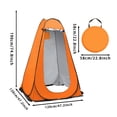 thumbnail image 6 of Portable Changing Tent for Camping Hiking – Outdoor Privacy Shelter with Easy Setup, Lightweight Shower Dressing Room & Beach Sun Shelter, 6 of 7