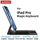 thumbnail image 2 of AJIUYU-teclado mágico para iPad Pro, 11 pulgadas, 12,9, 2022, 2021, 20, 2018, Air 5, 4, cubierta inteligente, tableta magnética, portugués, español, árabe, 2 of 4