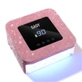 thumbnail image 1 of Lámpara LED UV para uñas GAOY, inalámbrica, recargable, con 4 temporizadores, rosa, 1 of 7