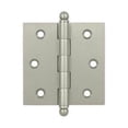 thumbnail image 1 of Deltana CH2525U15 2.5 x 2.5 in. Hinge with Ball Tips, Satin Nickel - Solid, 1 of 1