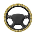 thumbnail image 3 of Fotbe Cartoon Bear Yellow Steering Wheel Cover Universal 15 in Car Accessories for Men Women,Steering Wheel Protector Comfortable Protective Case for SUV Sedan Decor, 3 of 8