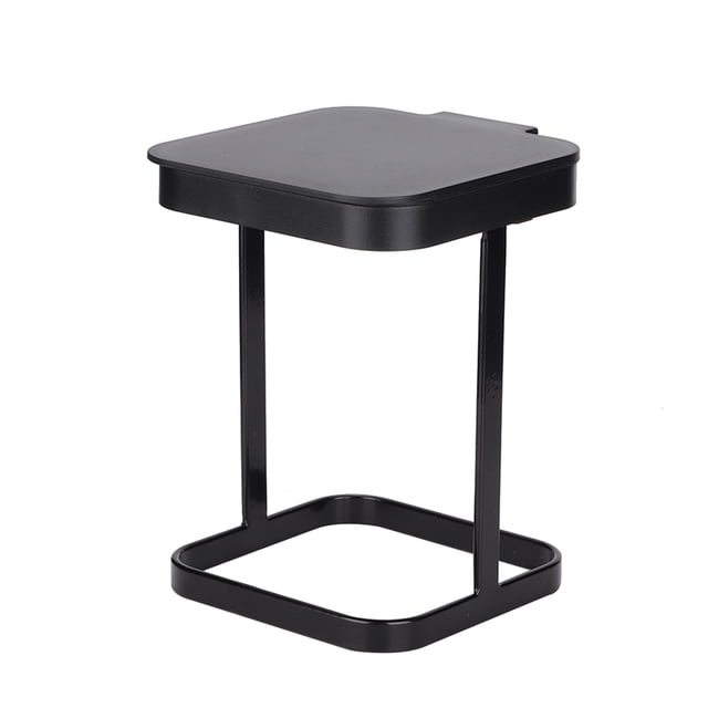 Mini Waste Bin-Mini Desktop Trash Can Home Table Waste Bin Kitchen Garbage Basket(Black)