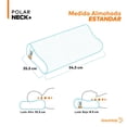 thumbnail image 4 of Dreamlab Almohada Polar Neck+ | Almohada Cervical de Tela Fría al Tacto y Memory Foam con Gel | Hipoalergénica, Ergonómica y Certificaciones | Firmeza: Firme Medio | Tamaño Estándar (54.5cm x 35.5cm), 4 of 7