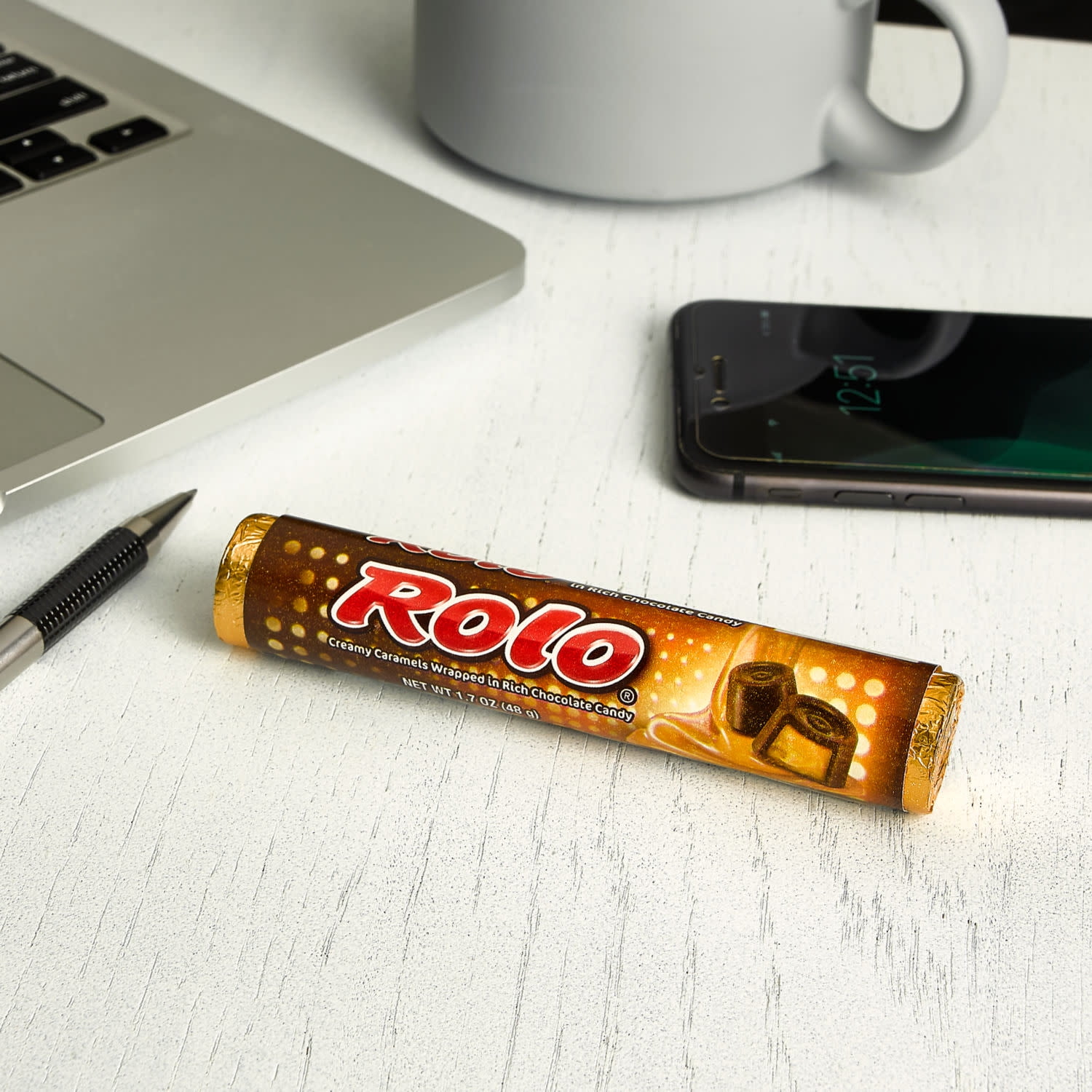 Rolo Rich Chocolate Caramels Candy, Rolls 1.7 oz, 36 Count