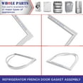 thumbnail image 5 of Whole Parts Refrigerator French Door Gasket Assembly (Gray Color) Part# DA97-13015C - Replacement and Compatible with Some Samsung Refrigerators or Freezers, 5 of 8